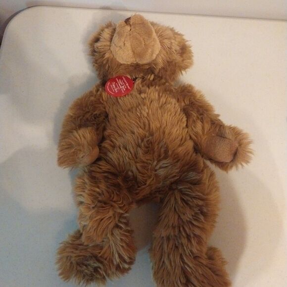 Vintage Centennial Build A Bear Brown Furry Plush Stuffie Medallion 2001 BAB 18" - Picture 9 of 16